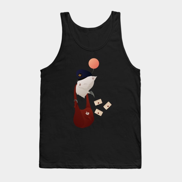 Final Fantasy XIV - Delivery Moogle Tank Top by krispies69